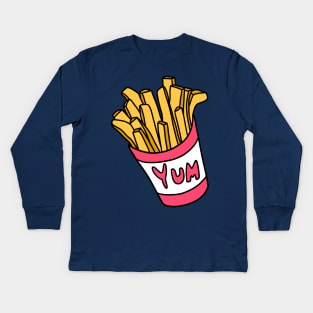 Box of Fries Kids Long Sleeve T-Shirt